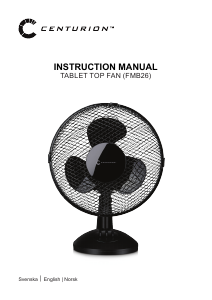 Manual Centurion FMB26 Fan