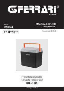 Manual G3 Ferrari G90044 Iglu’ 30 Cool Box