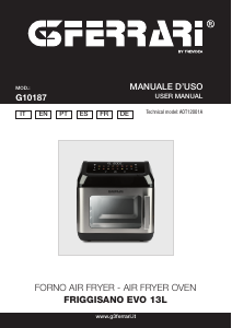 Manual G3 Ferrari G10187 Friggisano EVO 13L Deep Fryer