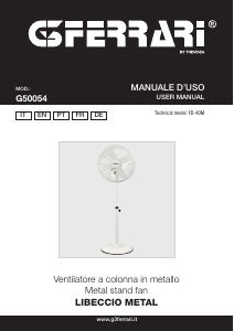 Manuale G3 Ferrari G50054 Libeccio Metal Ventilatore