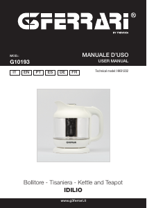 Manual G3 Ferrari G10193 Idilio Kettle