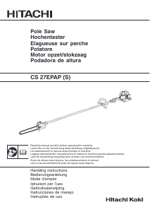 Manual Hitachi CS 27EPAP (S) Chainsaw