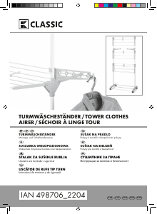 Manual K-Classic IAN 498706 Uscător rufe