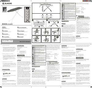 Manual K-Classic IAN 437883 Masă de călcat