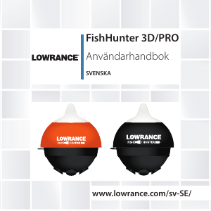 Bruksanvisning Lowrance FishHunter 3D Ekolod