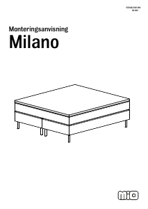 Bruksanvisning Mio Milano Sängstomme