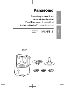 Manual Panasonic MK-F511 Food Processor