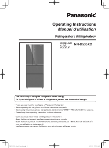 Manual Panasonic NR-D535S Fridge-Freezer