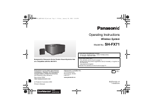 Handleiding Panasonic SH-FX71 Mediaspeler