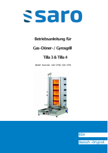 Bedienungsanleitung Saro TILLA 3 Dönergrill