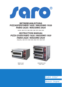 Handleiding Saro FABIO 1620 Oven