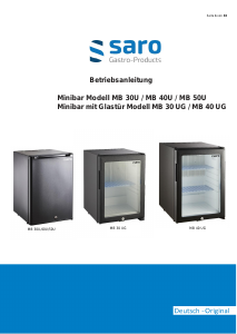 Manual Saro MB 30 UG Refrigerator