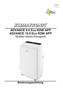 Instrukcja Suntec Klimatronic Advance 9.0 Eco R290 APP Klimatyzator