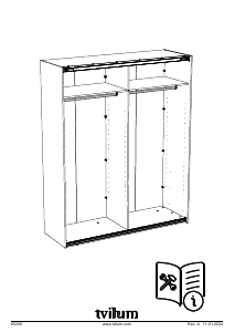 Handleiding Tvilum 65256 Kledingkast