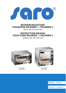 Bedienungsanleitung Saro PALERMO 1 Backofen