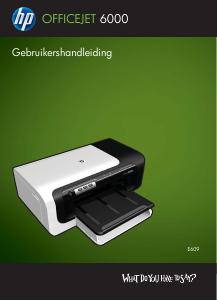 Handleiding HP OfficeJet 6000 Multifunctional printer