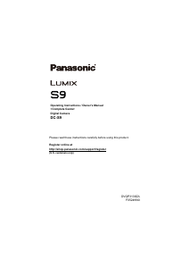 Handleiding Panasonic DC-S9K Lumix Digitale camera
