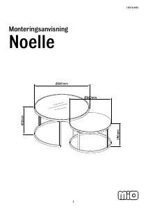 Manual Mio Noelle Coffee Table