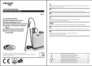 Bedienungsanleitung Countryside SX-LKG16G Gartensprüher