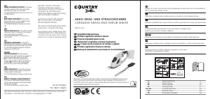 Instrukcja Countryside ASYHT0518020 Nożyce do żywopłotu