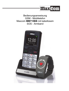 Bedienungsanleitung Maxcom MM715BB Handy