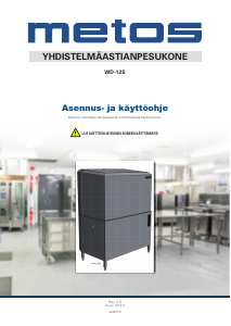 Käyttöohje Metos WD-12S Astianpesukone