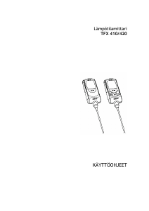 Käyttöohje Metos TFX 420 Ruokalämpömittari