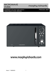 Manual Morphy Richards P90D23EL-B8/H Microwave