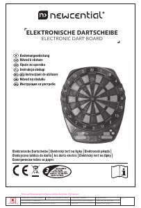 Bedienungsanleitung Newcential GQ06-090030-ZG Dartscheibe