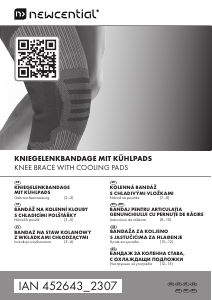 Manuál Newcential IAN 452643 Kolenní ortéza