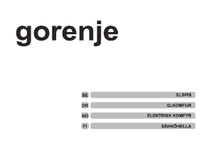 Brugsanvisning Gorenje EC537AW Komfur