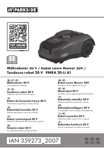 Manuale Parkside IAN 359273 Rasaerba