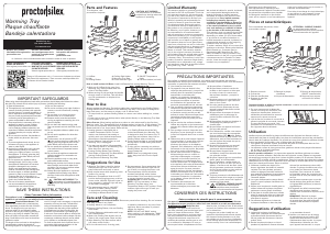 Manual de uso Proctor Silex 34300RG Calendator de buffet