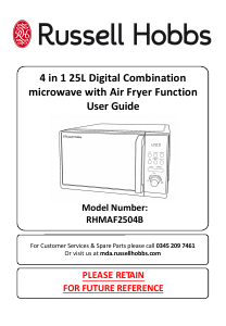 Handleiding Russell Hobbs RHMAF2504B Magnetron