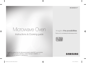 Manual Samsung MC28H5013AS/EU Microwave