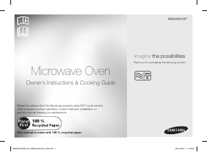 Handleiding Samsung MS23H3125AK/EU Magnetron