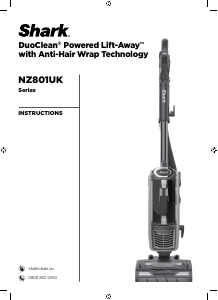 Manual Shark NZ801UK Vacuum Cleaner