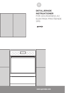 Bruksanvisning Gorenje EC88552AW Spis