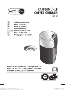 Manual Switch On KM-A0201 Râșniță de cafea