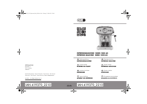 Manual Switch On IAN 419370 Espresso Machine