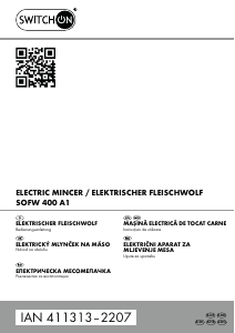 Bedienungsanleitung Switch On IAN 411313 Fleischwolf