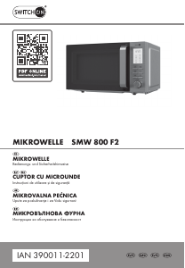 Bedienungsanleitung Switch On SMW 800 F2 Mikrowelle