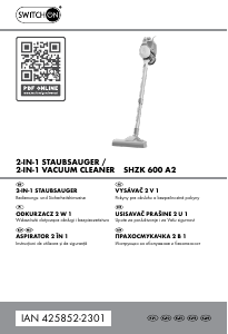 Bedienungsanleitung Switch On SHZK 600 A2 Staubsauger