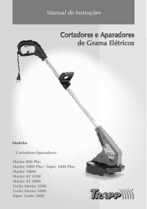 Manual Trapp Master AT 1800 Aparador de relva