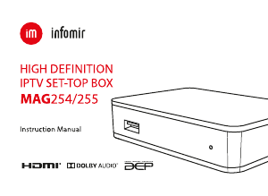 Manual Infomir MAG 254 Digital Receiver