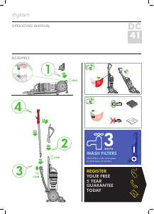 Bedienungsanleitung Dyson DC41E Staubsauger
