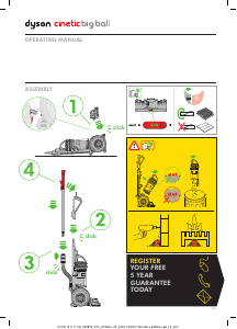 Bedienungsanleitung Dyson DC75A Cinetic Big Ball Staubsauger