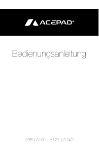 Bedienungsanleitung Acepad A140 Tablet