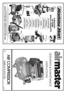 Manual Airmaster Tiger 5/12K Compressor