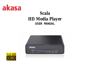 Manual Akasa Scala Media Player